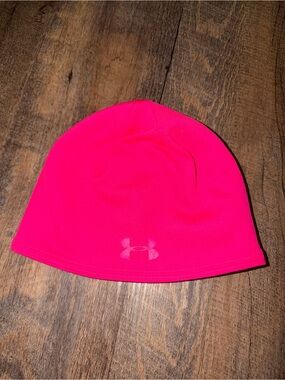💖 Under Armour Bright Pink Performance Beanie | OSFA